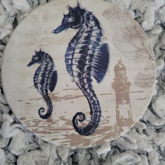 Sea Creature Coasters, 4-piece - Picture 2 of 6